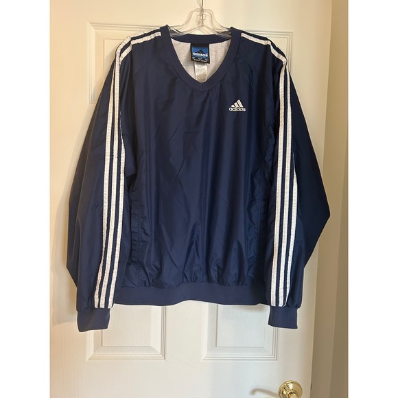 adidas Other - Vintage Adidas Team Vneck pullover Lined Windbreaker